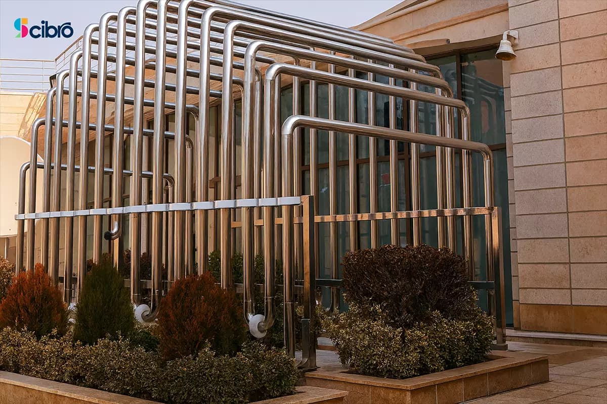 Sound tube exhibit demonstrating wave propagation in a STEM-focused science center