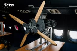 Airplane Propeller Pitch Control Model view 1