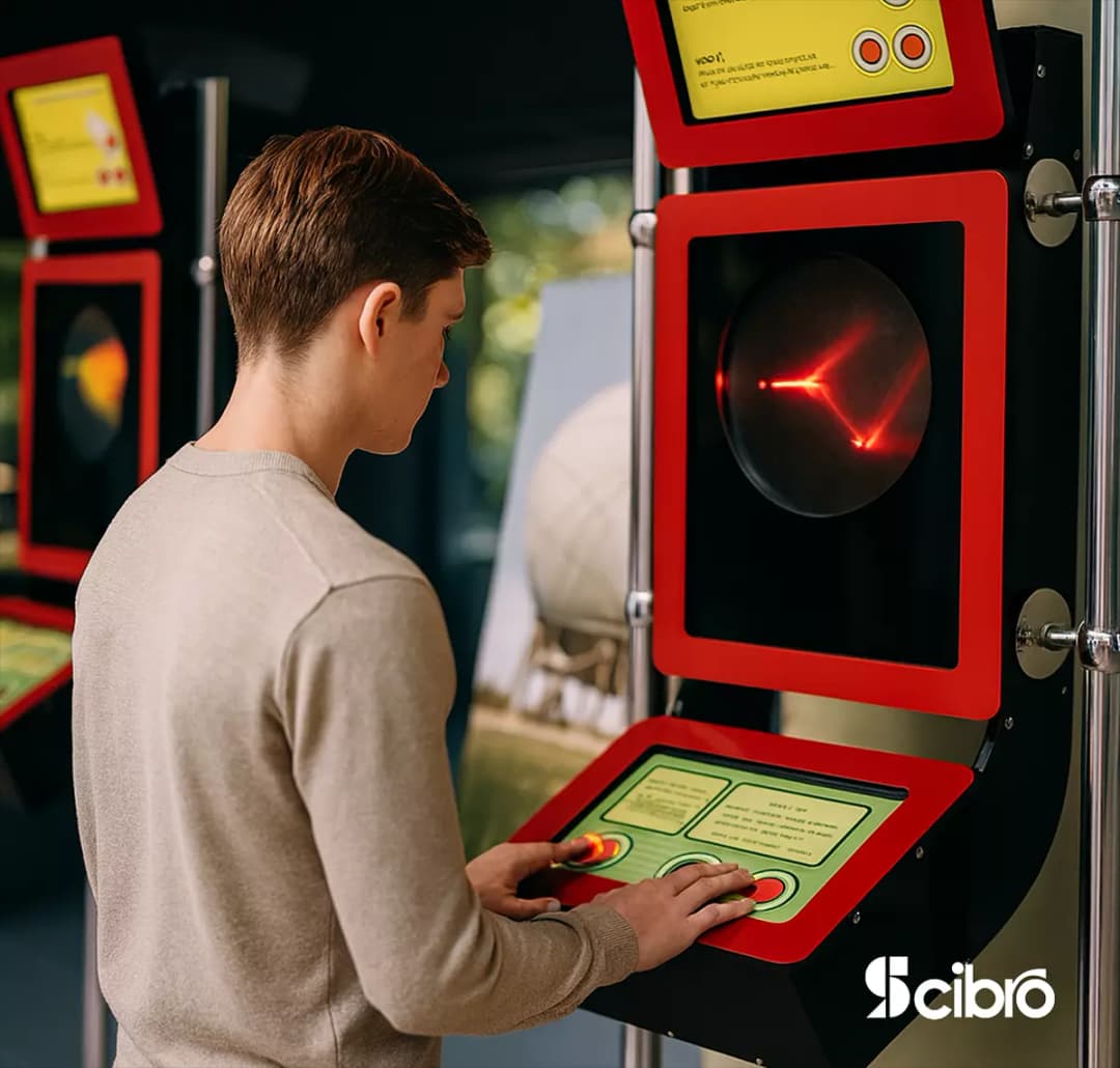 Light Experiment Kiosk with Geometrical Optics