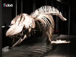 Artificial Killer Whale Skeleton view 2