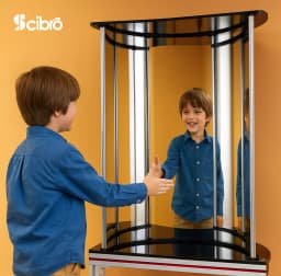 Semi-Cylindrical Mirror view 1