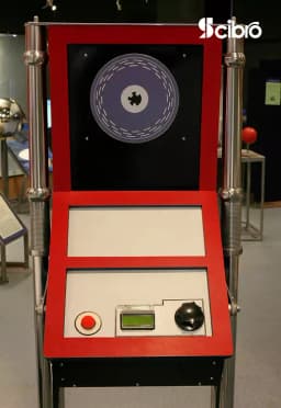 Stroboscopic Light and Wheel Experiment Kiosk view 3