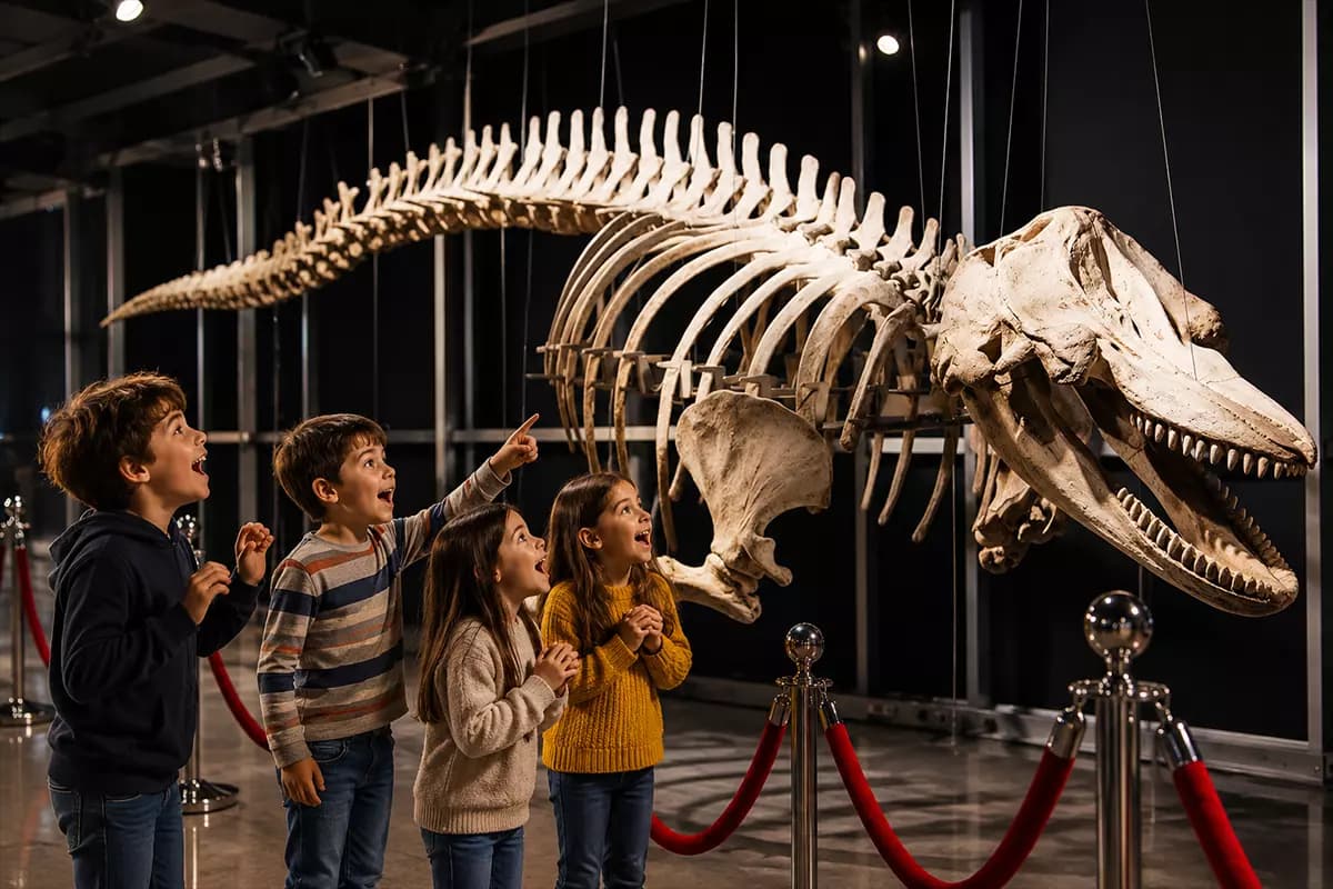 Interactive science exhibits for children