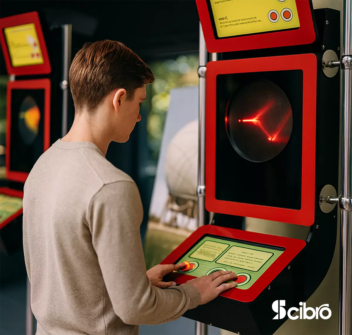 Light Experiment Kiosk with Geometrical Optics